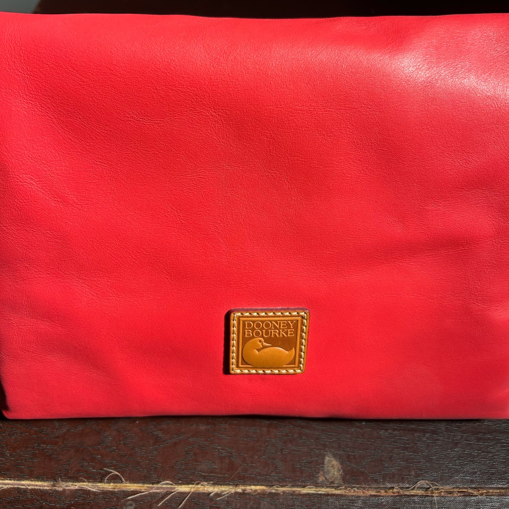 Dooney & Bourke Vibrant Pink Leather Shoulder Bag
